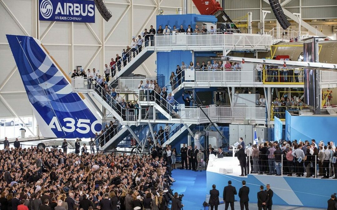 Inauguration A350 Assembly Line